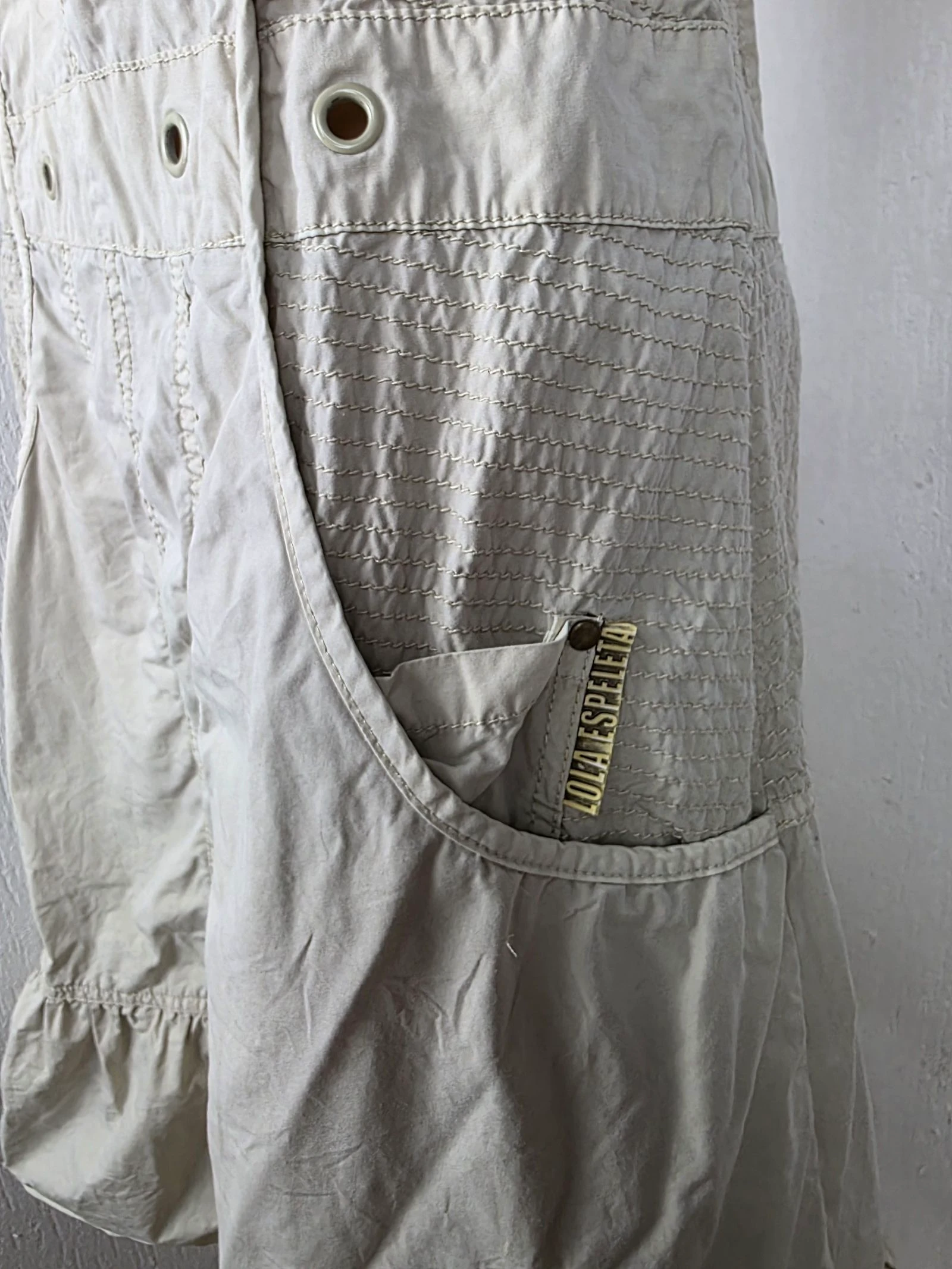 Vestido safari cottagecore fairycore estético con lentejuelas vintage y2k talla 38/40 – photo 8